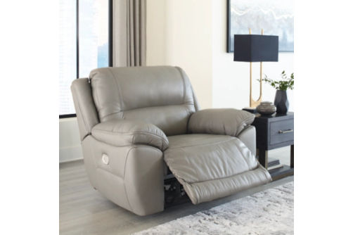 Signature Design by Ashley Dunleith Power Recliner-Gray