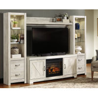 Signature Design by Ashley Bellaby 4-Piece Entertainment Center with Electric