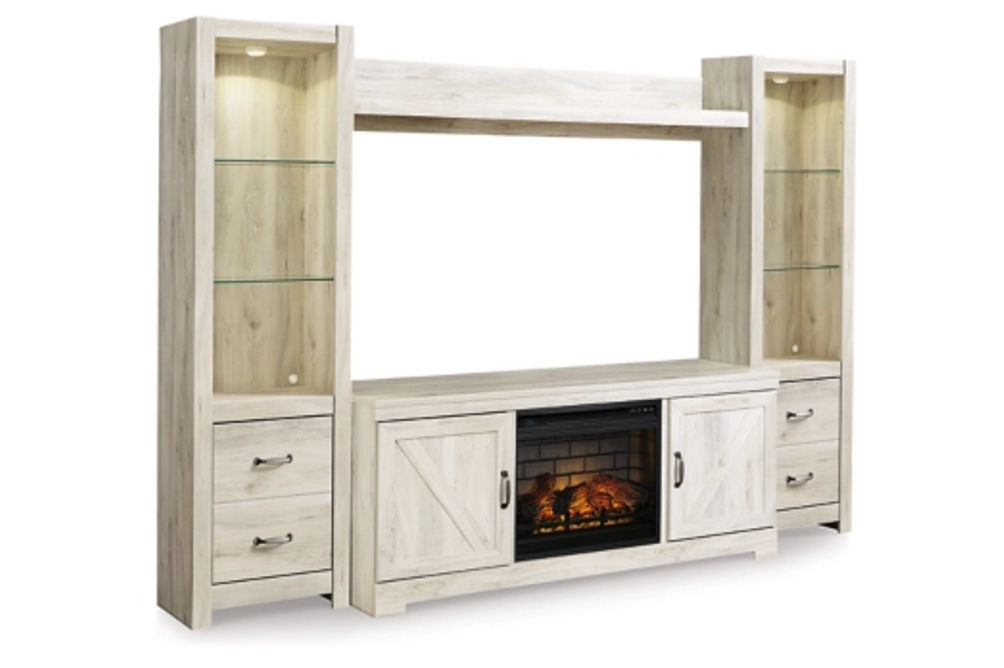 Signature Design by Ashley Bellaby 4-Piece Entertainment Center with Electric