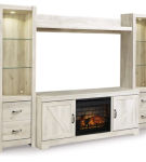 Signature Design by Ashley Bellaby 4-Piece Entertainment Center with Electric