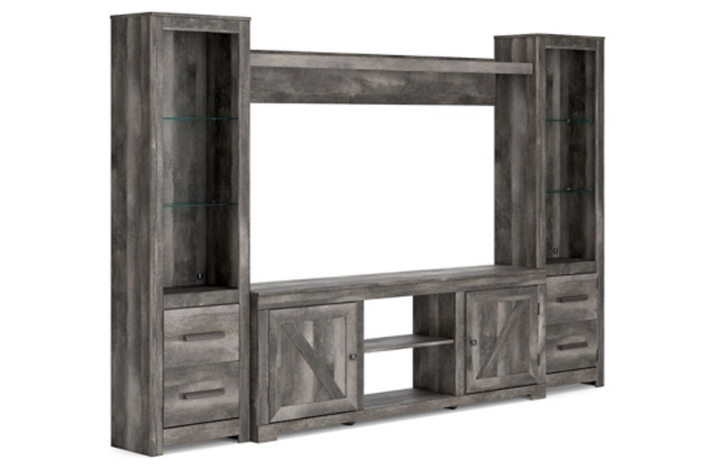 Signature Design by Ashley Wynnlow 4-Piece Entertainment Center-Gray