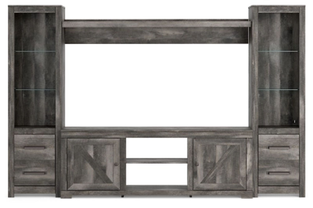 Signature Design by Ashley Wynnlow 4-Piece Entertainment Center-Gray