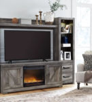 Signature Design by Ashley Wynnlow 4-Piece Entertainment Center with Electric