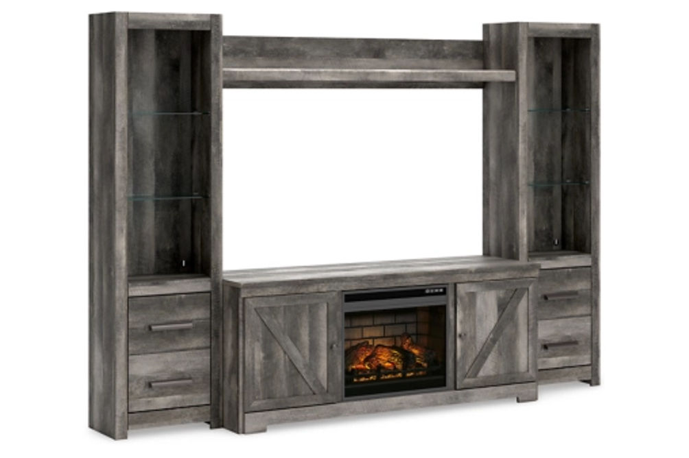 Signature Design by Ashley Wynnlow 4-Piece Entertainment Center with Electric