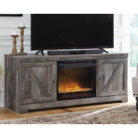 Signature Design by Ashley Wynnlow 63" TV Stand with Electric Fireplace-G