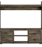 Signature Design by Ashley Trinell 4-Piece Entertainment Center-Brown