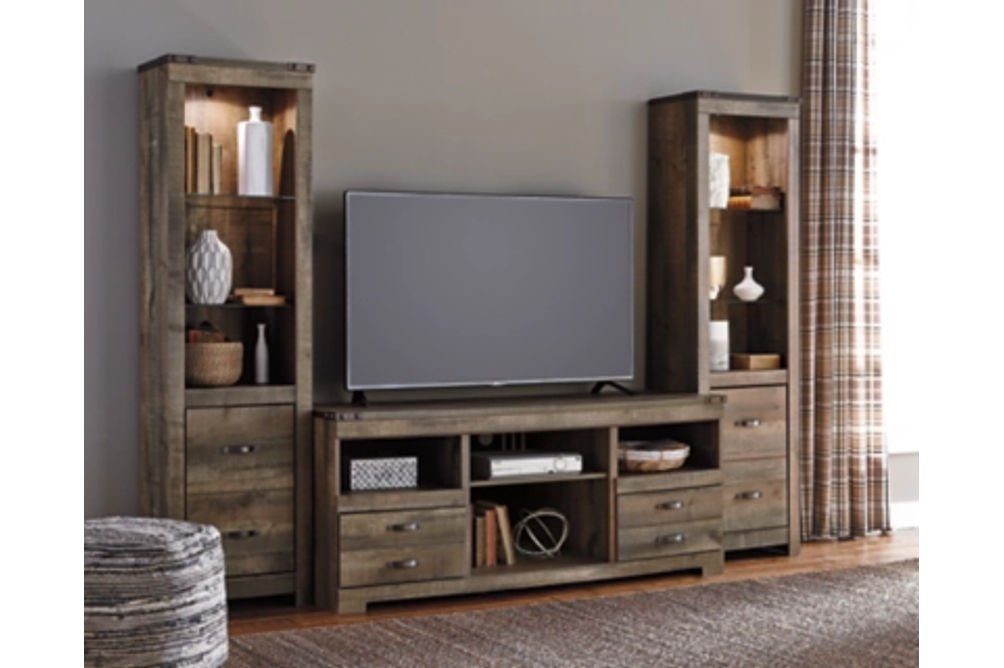 Signature Design by Ashley Trinell 3-Piece Entertainment Center-Brown