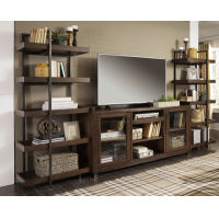 Signature Design by Ashley Starmore 3-Piece Entertainment Center-Brown/Gunmeta