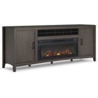 Signature Design by Ashley Montillan 84" TV Stand with Electric Fireplace