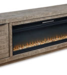 Signature Design by Ashley Krystanza TV Stand with Electric Fireplace