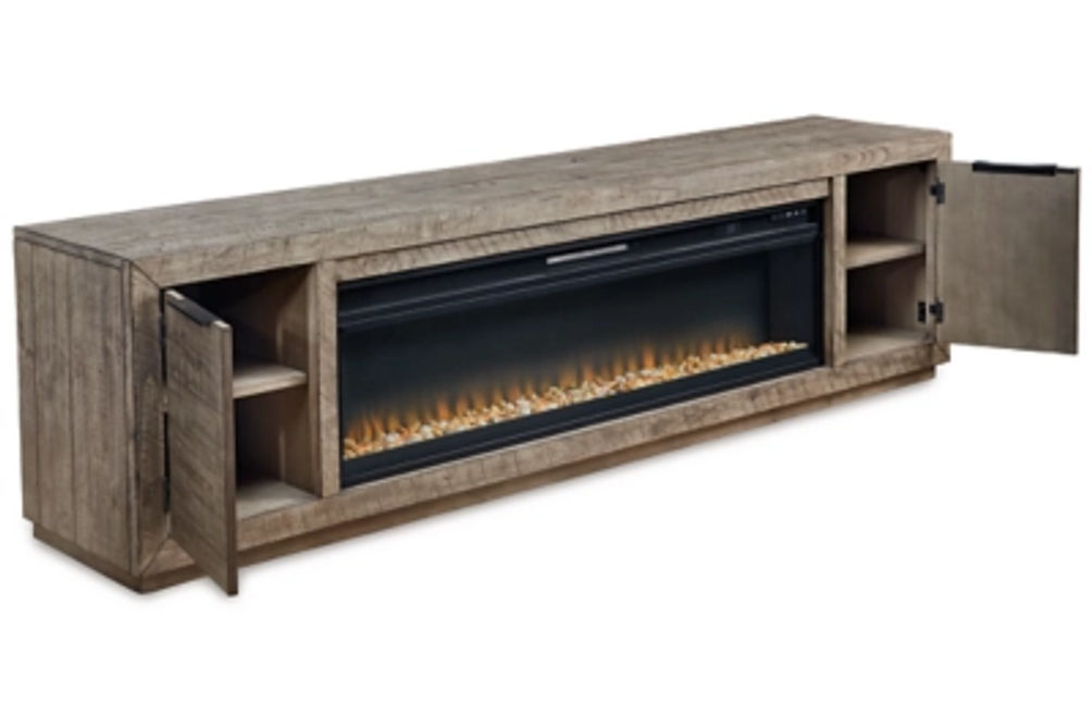 Signature Design by Ashley Krystanza TV Stand with Electric Fireplace