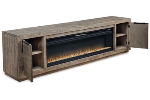 Signature Design by Ashley Krystanza TV Stand with Electric Fireplace