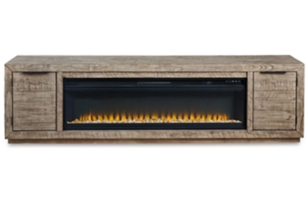 Signature Design by Ashley Krystanza TV Stand with Electric Fireplace