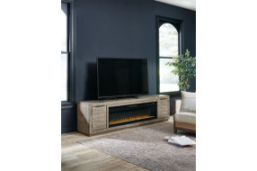 Signature Design by Ashley Krystanza TV Stand with Electric Fireplace