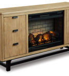 Signature Design by Ashley Freslowe TV Stand with Electric Fireplace