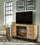 Signature Design by Ashley Freslowe TV Stand with Electric Fireplace