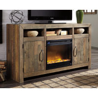 Signature Design by Ashley Sommerford 62" TV Stand with Electric Fireplac