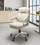 CorLiving Executive Office Chair - White