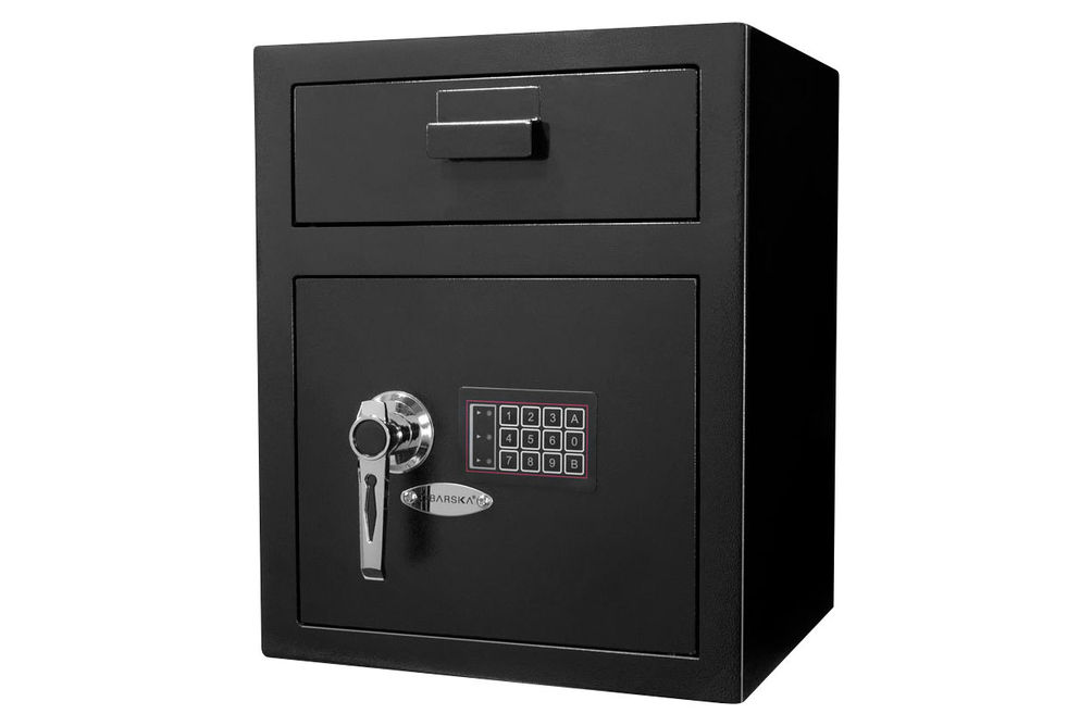 Barska - Large Keypad Depository Safe - Black