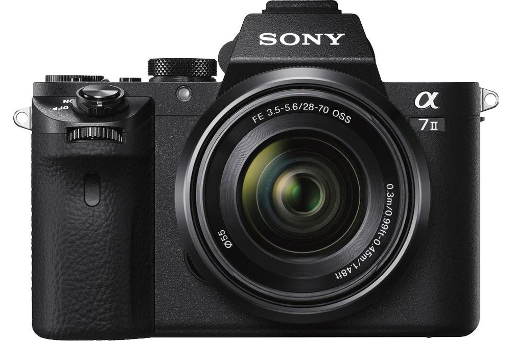 Sony - Alpha a7 II Full-Frame Mirrorless Video Camera with 28-70mm Lens - Black