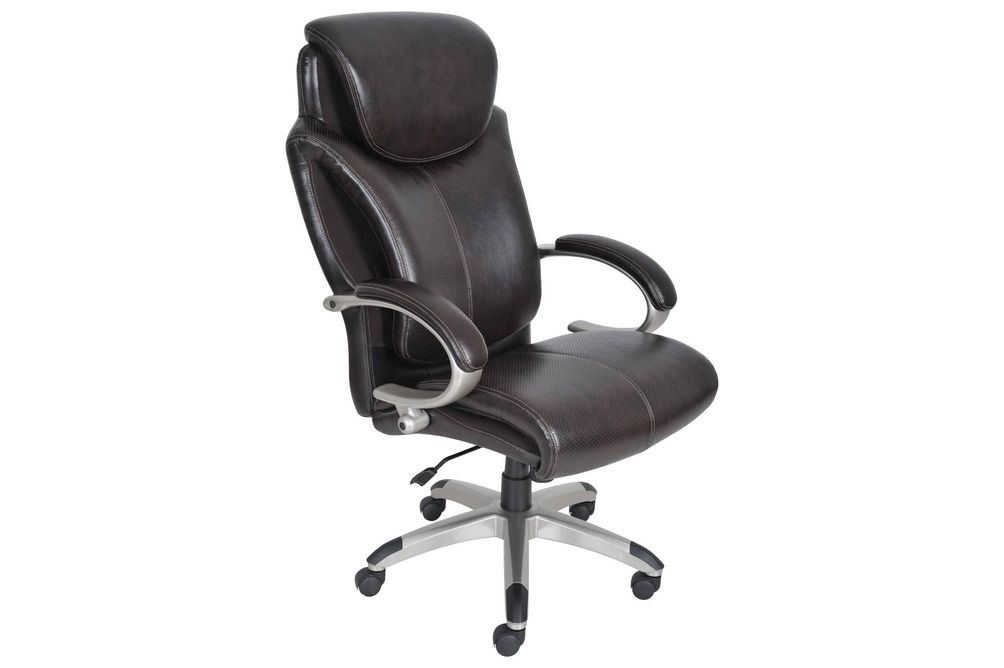 Serta - AIR Health & Wellness Executive Chair - Roasted Chestnut/Brown