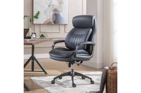 La-Z-Boy - Calix Big and Tall Executive Chair with TrueWellness Technology Office Chair - Slate