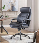 La-Z-Boy - Calix Big and Tall Executive Chair with TrueWellness Technology Office Chair - Slate