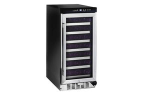 Whynter - 33-Bottle Wine Refrigerator - Stainless Steel