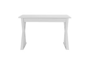 Walker Edison - Modern X-Leg Computer Desk - White