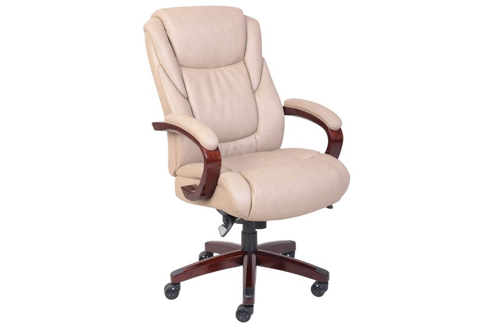 La-Z-Boy - Bonded Leather Executive Chair - Taupe