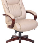 La-Z-Boy - Bonded Leather Executive Chair - Taupe