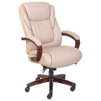 La-Z-Boy - Bonded Leather Executive Chair - Taupe