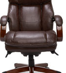 La-Z-Boy - Big & Tall Bonded Leather Executive Chair - Biscuit Brown