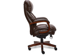 La-Z-Boy - Big & Tall Bonded Leather Executive Chair - Biscuit Brown