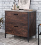 Sauder - Market Commons 2-Drawer Lateral File Drawer - Rich Walnut