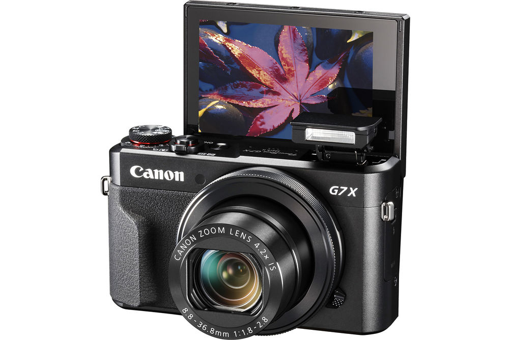 Canon - PowerShot G7 X Mark II 20.1-Megapixel Digital Video Camera - Black