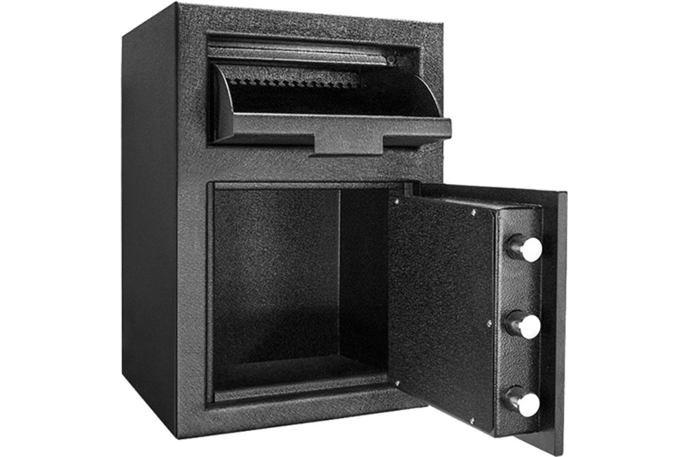 Barska - Standard Depository Keypad Safe - Black Matte