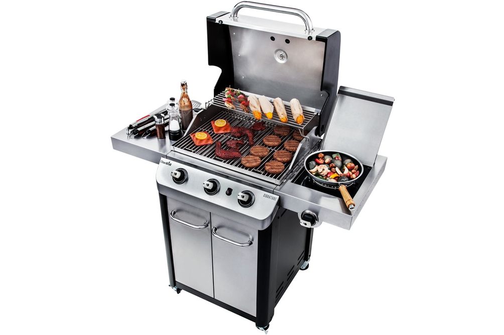 Char-Broil - Signature Gas Grill - Silver/black