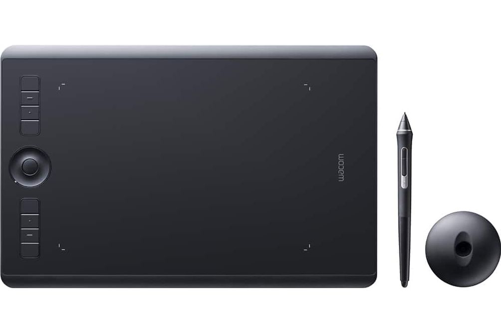 Wacom - Intuos Pro Pen Drawing Tablet (Medium) - Black