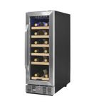 NewAir - 19-Bottle Wine Cooler - Stainless Steel