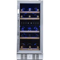 NewAir - 29-Bottle Wine Cooler - Stainless Steel