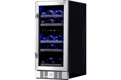 NewAir - 29-Bottle Wine Cooler - Stainless Steel