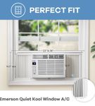 Emerson Quiet Kool - 250 Sq. Ft. Window Air Conditioner - White