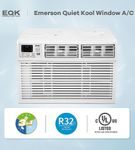 Emerson Quiet Kool - 550 Sq. Ft. Window Air Conditioner - White