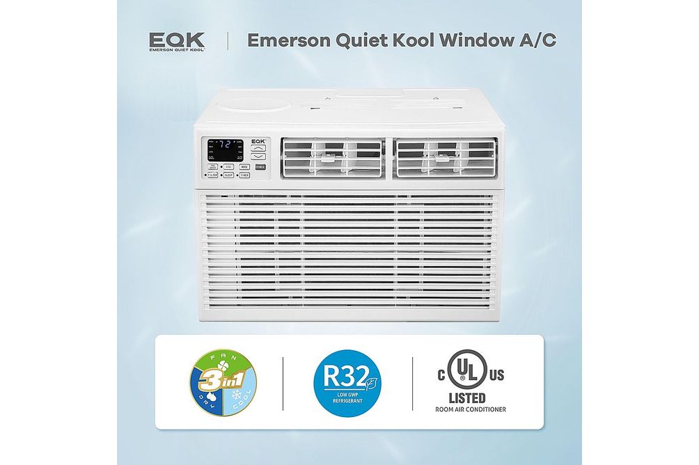 Emerson Quiet Kool - 550 Sq. Ft. Window Air Conditioner - White