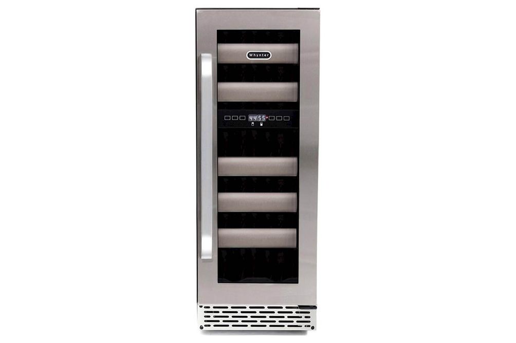 Whynter - Elite 17-Bottle Wine Refrigerator - Stainless Steel