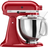 Batidora KitchenAid de la Línea Artisan Series y de 5 Cuartos de Galón Inclinable, color rojo vibrante