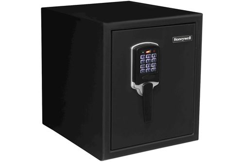 Honeywell - 0.9 Cu. Ft. Fire- and Water-Proof Security Safe with Electronic Lock - Black