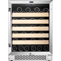 Whynter - 54-Bottle Wine Refrigerator - Black