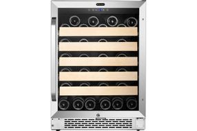 Whynter - 54-Bottle Wine Refrigerator - Black